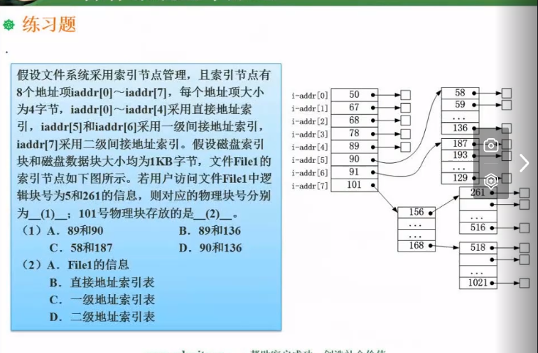索引文件例题