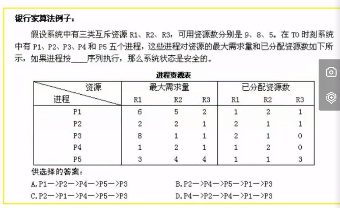 银行家例题