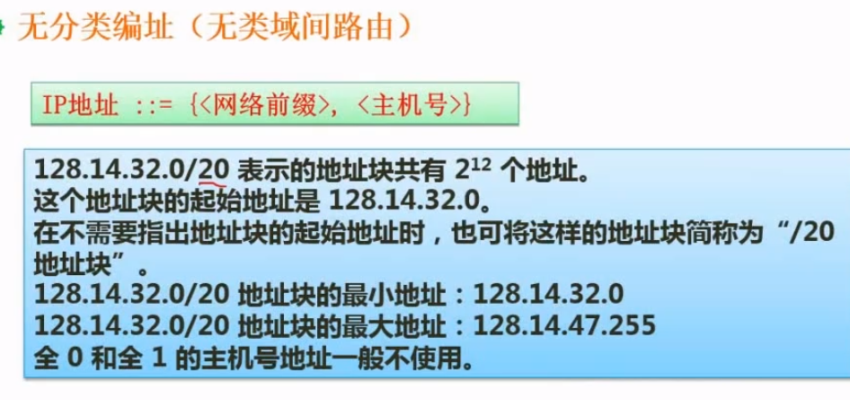 无分类编址